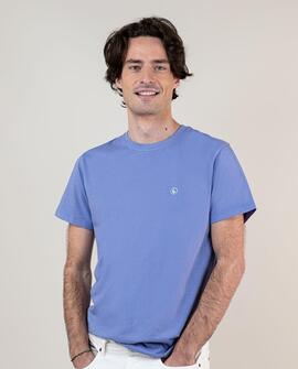 CAMISETA GARMENT DYED AZUL