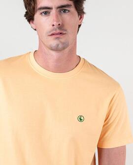 CAMISETA GARMENT DYED NARANJA