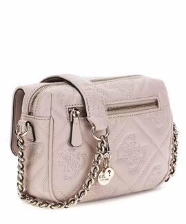 BANDOLERA MARIEKE CAMERA BAG LIGHT BEIGE LOGO