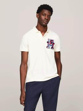 POLO MONOGRAM BADGE REGULAR FIT CALICO