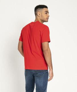 LOGO TEE REGULAR FIT BRIGHT RED