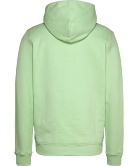 SUDADERA BADGE REGULAR FIT VERDE LIMA