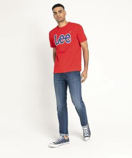 LOGO TEE REGULAR FIT BRIGHT RED