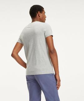 STRIPE HILFIGER TEE CLOUD HTR