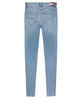 PANTALÓN VAQUERO NORA MID RISE SKINNY BH2210 DENIM LIGHT