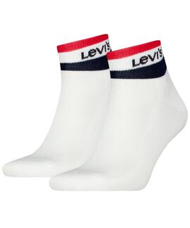 CALCETINES BAJOS LEVI’S® MID CUT 2 PACK ICONIC