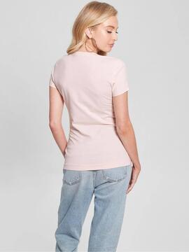 CAMISETA SCRIPT TEE SLIM FIT ROSA