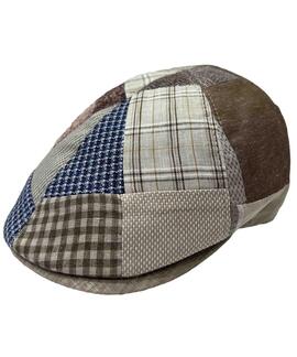 GORRA BEIRETS BROKER PATCHWORK BEIGE