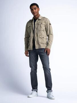 CHAQUETA TWILL JACKET BREEZIFY LIGHT TAN