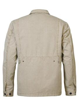 CHAQUETA TWILL JACKET BREEZIFY LIGHT TAN