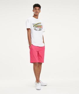 TJM NEON SCRIPT TEE CLASSIC WHITE