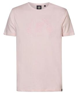 CAMISETA ARTWORK T-SHIRT SUMMERCLIFF ROSA PASTEL