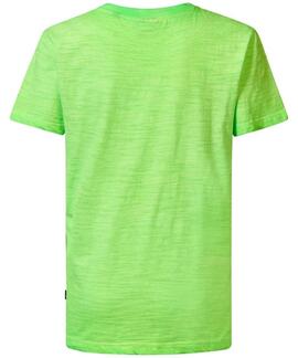 CAMISETA T-SHIRT ARTWORK AZURE VERDE FLUOR