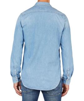 CAMISA VAQUERA HAMMOND REGULAR FIT DENIM BLEACH