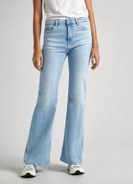 PANTALÓN VAQUERO WILLA BOOTCUT FIT FLARE PF3 DENIM BLEACH