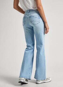 PANTALÓN VAQUERO WILLA BOOTCUT FIT FLARE PF3 DENIM BLEACH