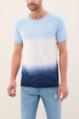 CAMISETA CON EFECTO DEGRADE SLIM FIT AZUL