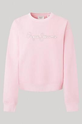 SUDADERA LANA RELAXED FIT ROSA