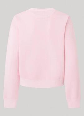 SUDADERA LANA RELAXED FIT ROSA