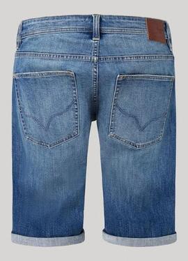 STRAIGHT SHORT HU1 DENIM AZUL