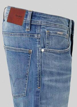 STRAIGHT SHORT HU1 DENIM AZUL