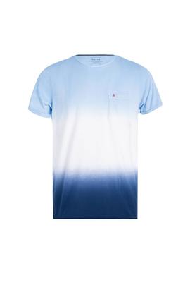 CAMISETA CON EFECTO DEGRADE SLIM FIT AZUL