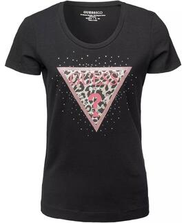 CAMISETA SPRING TRIANGLE TEE SLIM FIT NEGRA