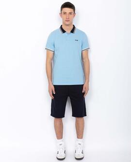 POLO ARTHUR SLIM FIT CELESTE