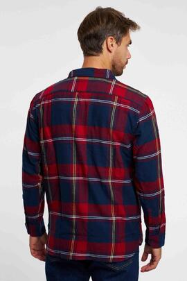 SOBRECAMISA JACKSON WORKER RELAXED FIT GUNNAR PLAID RED