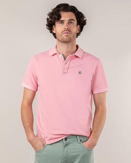 POLO PIQUÉ GARMENT DYED ROSA