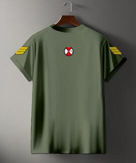 CAMISETA HOMBRE NAVAL KAKI