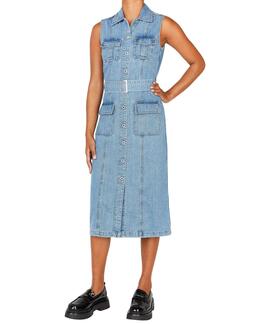 VESTIDO VAQUERO LIZ DENIM AZUL