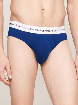 SLIPS 3 PACK BRIEF ROJO, CELESTE Y AZUL ROYAL