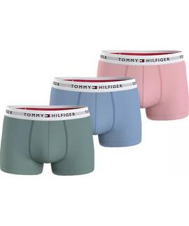 BOXER 3 PACK BRIEF VERDE CAQUI, CELESTE Y ROSA