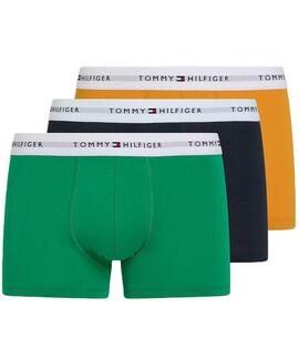 BOXER 3 PACK BRIEF NARANJA, AZUL MARINO Y VERDE