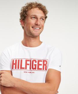 BOX HILFIGER TEE BRIGHT WHITE