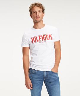 BOX HILFIGER TEE BRIGHT WHITE