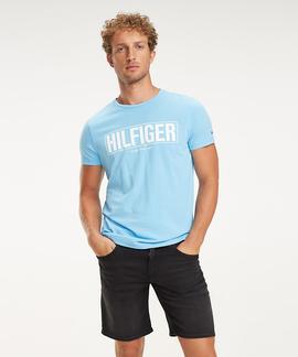 BOX HILFIGER TEE ALASKAN BLUE