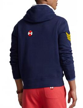 SUDADERA HOMBRE NAVAL AZUL MARINO