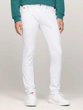 PANTALÓN VAQUERO SCANTON SLIM FIT BG4191 WHITE