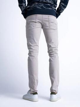 PANTALÓN VAQUERO SEAHAM SLIM FIT BEIGE