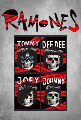 CAMISETA DE HOMBRE RAMONES BLANCA