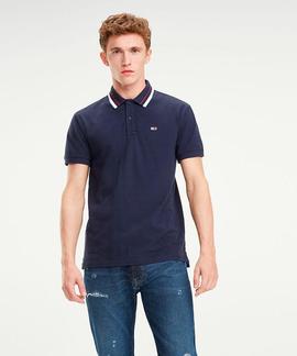 TJM TOMMY CLASSICS STR POLO REGULAR FIT BLACK IRIS