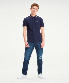 TJM TOMMY CLASSICS STR POLO REGULAR FIT BLACK IRIS