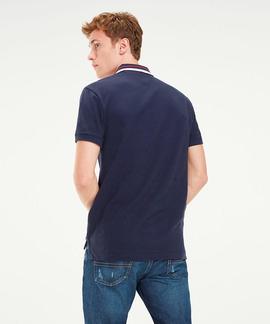 TJM TOMMY CLASSICS STR POLO REGULAR FIT BLACK IRIS