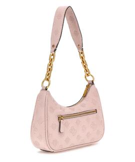 BOLSO DE HOMBRO IZZY PEONY LOGOTIPO 4G Y PEONIA ROSA