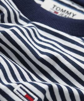 TJM TOMMY CLASSICS STRIPE TEE BLACK IRIS / WHITE