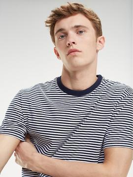 TJM TOMMY CLASSICS STRIPE TEE BLACK IRIS / WHITE