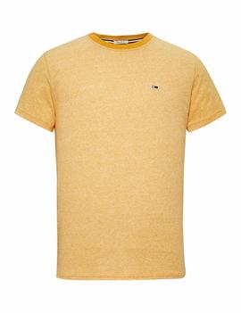 TJM CONTRAST NECK TEE REGULAR FIT RADIANT YELLOW