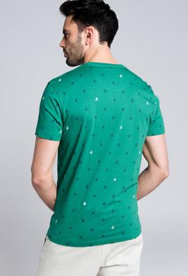 CAMISETA H LOGOS VERDE